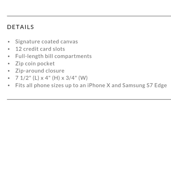 🆕️Authentic Coach Accordion Wallet - Picture 8 of 8